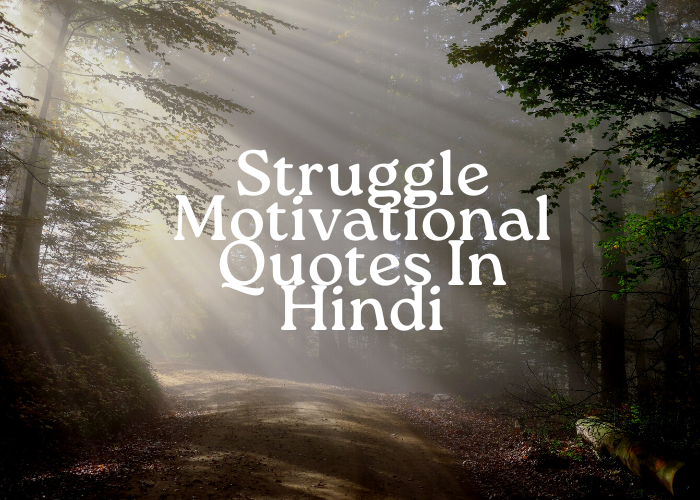 Struggle Motivational Quotes In Hindi